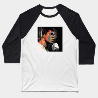 Muhammad Ali illustration artwork Baseball T-Shirt